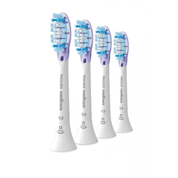 Philips Premium Gum Care HX9054/87 4 końcówki wymienne, 4 szt., Biały, 3 miesiące, Miękkie, 62000 ruchów na minutę, Philips