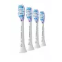 Philips Premium Gum Care HX9054/87 4 końcówki wymienne, 4 szt., Biały, 3 miesiące, Miękkie, 62000 ruchów na minutę, Philips