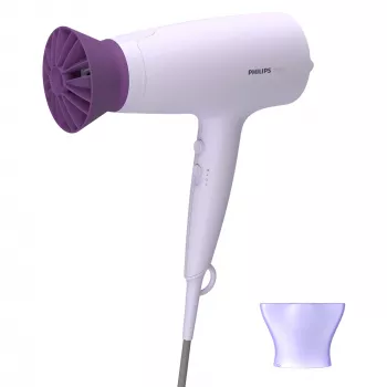Suszarka do włosów Philips BHD341/10 2100 W, liliowa, 6 prędkości, 6 poziomów ciepła, chłodny nadmuch, dysza koncentrująca