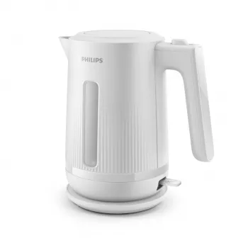 Czajnik Philips serii 3000, 1,7 l, 2200 W, biały, plastikowy, ochrona przed przegrzaniem, bezprzewodowy