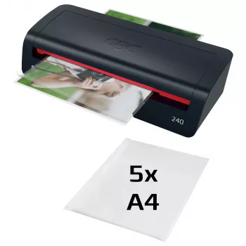 GBC 240 Home Office Laminator A4, 24 cm, laminator gorący, 2 min, 400 mm/min, 0.5 mm, A4
