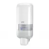 Soap and sanitizer dispenser Tork S4, biały — wall-mounted liquid dispenser, model 564500