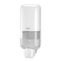 Soap and sanitizer dispenser Tork S4, biały — wall-mounted liquid dispenser, model 564500