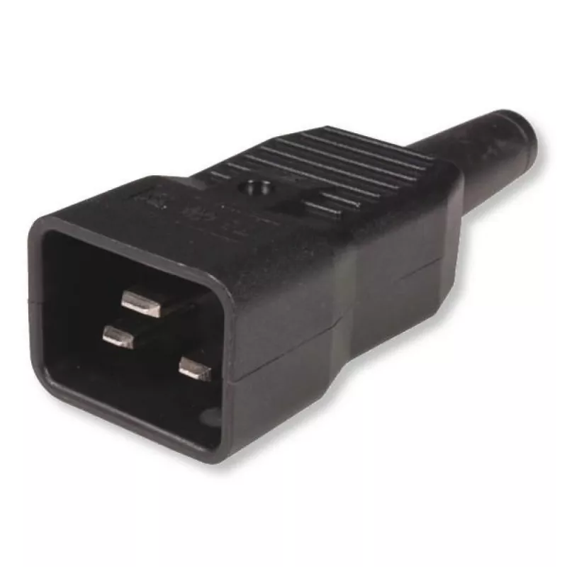 Techly Szafa rack 19 cali PDU 12 wyjść VDE z wtykiem C20 i wyłącznikiem