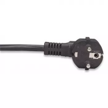 Techly I-CASE M10-4D listwa zasilająca (PDU) 4 gniazda AC 1U Czarny, Srebrny