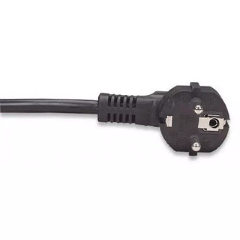 Techly I-CASE M10-4D listwa zasilająca (PDU) 4 gniazda AC 1U Czarny, Srebrny