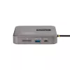 Stacja dokująca StarTech.com USB C, podwójne HDMI 4K 60 Hz, kompatybilna z Macbook Pro (M1/M2/M3/M4) i Windows, hub USB-A/USB-C 10 Gb/s, zasilanie Power Delivery 100 W, GbE, SD, kabel 22 cale/56 cm