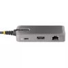 Wieloportowy adapter USB-C StarTech.com – 4K 60Hz HDMI – HDR – 2-portowy hub USB 3.0 5 Gb/s – 100W Power Delivery Pass-Through – GbE – certyfikat Works with Chromebook – Windows/macOS