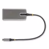 Wieloportowy adapter USB-C StarTech.com – 4K 60Hz HDMI – HDR – 2-portowy hub USB 3.0 5 Gb/s – 100W Power Delivery Pass-Through – GbE – certyfikat Works with Chromebook – Windows/macOS
