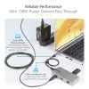 Wieloportowy adapter USB-C StarTech.com – 4K 60Hz HDMI – HDR – 2-portowy hub USB 3.0 5 Gb/s – 100W Power Delivery Pass-Through – GbE – certyfikat Works with Chromebook – Windows/macOS