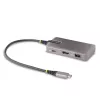 StarTech.com USB-C Multiport Adapter - 4K 60Hz HDMI z HDR - 3-portowy hub USB - 100W przelotowe zasilanie Power Delivery - Works With Chromebook certified - Windows/macOS/iPadOS/Android™