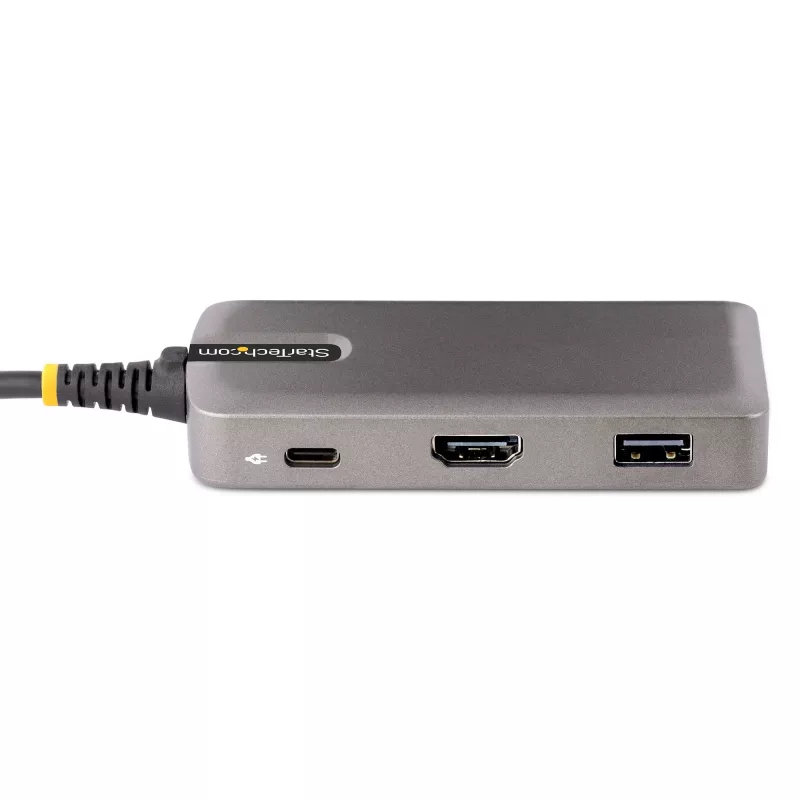 StarTech.com USB-C Multiport Adapter - 4K 60Hz HDMI z HDR - 3-portowy hub USB - 100W przelotowe zasilanie Power Delivery - Works With Chromebook certified - Windows/macOS/iPadOS/Android™