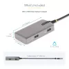 StarTech.com USB-C Multiport Adapter - 4K 60Hz HDMI z HDR - 3-portowy hub USB - 100W przelotowe zasilanie Power Delivery - Works With Chromebook certified - Windows/macOS/iPadOS/Android™