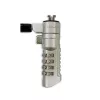 Techy Combination Notebook Security Padlock dla nano slotu, 1,8 m, Zamek szyfrowy, Metal, Stal, Srebrny