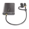 Adapter StarTech.com USB-C do dwóch HDMI - USB-C lub A do 2x HDMI - 4K 60 Hz - Przelotowe ładowanie Power Delivery 100 W - Wbudowany kabel 0,3 m (1 ft) - Konwerter USB na HDMI do wielu monitorów dla laptopa - TAA