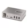 StarTech.com 10-portowy hub USB-C – 8x USB-A/2x USB-C – samodzielnie zasilany z zasilaczem 65 W – USB 3.1 10 Gb/s – hub USB do komputera stacjonarnego/laptopa z certyfikowanym kablem blokującym USB-IF o długości 0,9 m, hub USB C