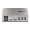 StarTech.com 10-portowy hub USB-C – 8x USB-A/2x USB-C – samodzielnie zasilany z zasilaczem 65 W – USB 3.1 10 Gb/s – hub USB do komputera stacjonarnego/laptopa z certyfikowanym kablem blokującym USB-IF o długości 0,9 m, hub USB C