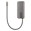 StarTech.com USB C Multiport Adapter 4K 60Hz HDMI Video, 3 Pt 5Gbps USB-A Hub, 100W USB Power Delivery Pass-Through/GbE/SD/MicroSD, 12 inch/30cm kabel, Travel Laptop Docking Station