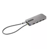 StarTech.com USB C Multiport Adapter 4K 60Hz HDMI Video, 3 Pt 5Gbps USB-A Hub, 100W USB Power Delivery Pass-Through/GbE/SD/MicroSD, 12 inch/30cm kabel, Travel Laptop Docking Station