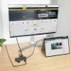 StarTech.com USB C Multiport Adapter 4K 60Hz HDMI Video, 3 Pt 5Gbps USB-A Hub, 100W USB Power Delivery Pass-Through/GbE/SD/MicroSD, 12 inch/30cm kabel, Travel Laptop Docking Station