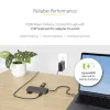 StarTech.com USB C Multiport Adapter 4K 60Hz HDMI Video, 3 Pt 5Gbps USB-A Hub, 100W USB Power Delivery Pass-Through/GbE/SD/MicroSD, 12 inch/30cm kabel, Travel Laptop Docking Station