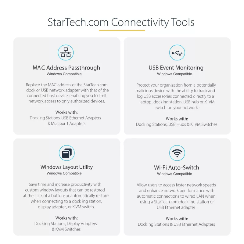 StarTech.com USB C Multiport Adapter 4K 60Hz HDMI Video, 3 Pt 5Gbps USB-A Hub, 100W USB Power Delivery Pass-Through/GbE/SD/MicroSD, 12 inch/30cm kabel, Travel Laptop Docking Station