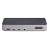 Stacja dokująca StarTech.com USB-C do trzech monitorów - HDMI/DP potrójne 4K USB-C - 5-portowy hub USB - GbE - 100W PD - Uniwersalna stacja dokująca do wielu monitorów - kompatybilna z Thunderbolt 3/4