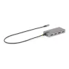 StarTech.com USB-C Triple Monitor Multiport Adapter, Dual 4K 60Hz + 4K 30Hz HDMI i DisplayPort, 3-portowy hub USB 10 Gb/s, 100 W PD Pass-Through, GbE, stacja dokująca podróżna, Windows i ChromeOS