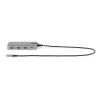 StarTech.com USB-C Triple Monitor Multiport Adapter, Dual 4K 60Hz + 4K 30Hz HDMI i DisplayPort, 3-portowy hub USB 10 Gb/s, 100 W PD Pass-Through, GbE, stacja dokująca podróżna, Windows i ChromeOS