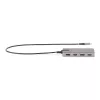 StarTech.com USB-C Triple Monitor Multiport Adapter, Dual 4K 60Hz + 4K 30Hz HDMI i DisplayPort, 3-portowy hub USB 10 Gb/s, 100 W PD Pass-Through, GbE, stacja dokująca podróżna, Windows i ChromeOS