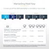 StarTech.com USB-C Triple Monitor Multiport Adapter, Dual 4K 60Hz + 4K 30Hz HDMI i DisplayPort, 3-portowy hub USB 10 Gb/s, 100 W PD Pass-Through, GbE, stacja dokująca podróżna, Windows i ChromeOS