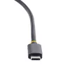 StarTech.com Adapter wielofunkcyjny USB-C, podwójne wyjście wideo HDMI, 4K 60 Hz, hub USB-A 2 porty 5 Gb/s, zasilanie przelotowe 100 W Power Delivery / GbE / SD / MicroSD, kabel 12 cali / 30 cm, stacja dokująca podróżna, stacja dokująca do laptopa