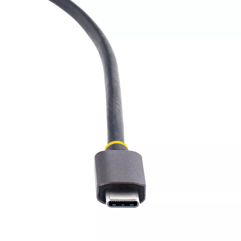 StarTech.com Adapter wielofunkcyjny USB-C, podwójne wyjście wideo HDMI, 4K 60 Hz, hub USB-A 2 porty 5 Gb/s, zasilanie przelotowe 100 W Power Delivery / GbE / SD / MicroSD, kabel 12 cali / 30 cm, stacja dokująca podróżna, stacja dokująca do laptopa