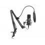 Zestaw mikrofonowy USB Sandberg Streamer, mikrofon studyjny, -27 dB, 30–16000 Hz, 24 bity, 96 kHz, jednokierunkowy