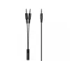 Sandberg MiniJack Chat Headset, przewodowy, połączenia/muzyka, 20–20000 Hz, 180 g, zestaw słuchawkowy, czarny