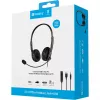 Sandberg 2in1 Office Headset Jack+USB, przewodowy, biuro/centrum telefoniczne, 20–20000 Hz, 110 g, słuchawki nagłowne, czarny