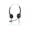 Zestaw słuchawkowy Sandberg USB+RJ9/11 Headset Pro Stereo, przewodowy, biuro/centrum telefoniczne, 20 - 7000 Hz, czarny
