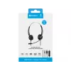 Zestaw słuchawkowy Sandberg USB+RJ9/11 Headset Pro Stereo, przewodowy, biuro/centrum telefoniczne, 20 - 7000 Hz, czarny