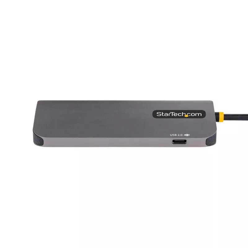 Adapter wieloportowy USB-C StarTech.com, HDMI 4K 60Hz, 3-portowy hub USB 5 Gb/s, zasilanie 100W PD, GbE, kabel 30 cm, mini stacja dokująca do laptopa