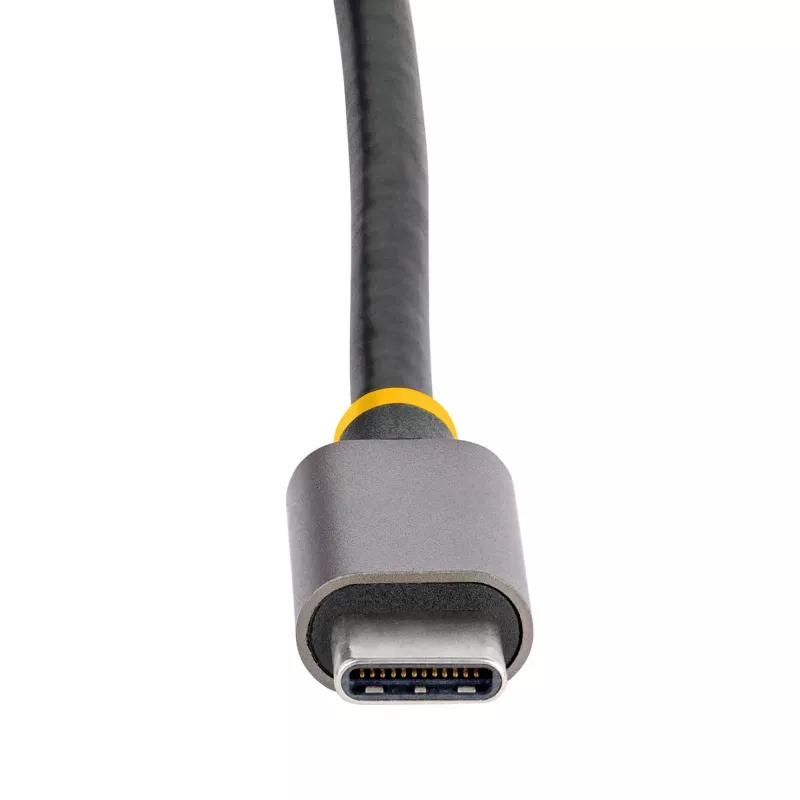 Adapter wieloportowy USB-C StarTech.com, HDMI 4K 60Hz, 3-portowy hub USB 5 Gb/s, zasilanie 100W PD, GbE, kabel 30 cm, mini stacja dokująca do laptopa