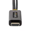 adapter kablowya StarTech.com HDMI na DisplayPort 1ft (30cm), aktywny konwerter 4K 60Hz HDMI 2.0 do DP 1.2, HDR, zasilany przez magistralę USB, źródło HDMI do monitora DisplayPort dla laptopów/komputerów stacjonarnych