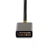 adapter kablowya StarTech.com HDMI na DisplayPort 1ft (30cm), aktywny konwerter 4K 60Hz HDMI 2.0 do DP 1.2, HDR, zasilany przez magistralę USB, źródło HDMI do monitora DisplayPort dla laptopów/komputerów stacjonarnych
