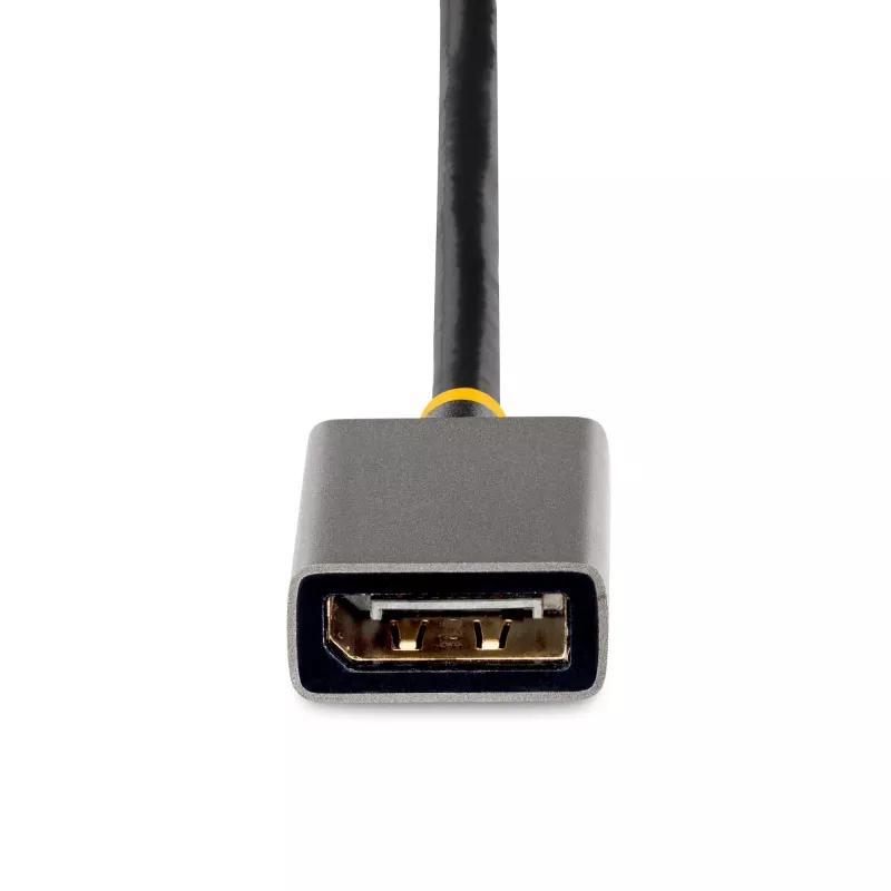 adapter kablowya StarTech.com HDMI na DisplayPort 1ft (30cm), aktywny konwerter 4K 60Hz HDMI 2.0 do DP 1.2, HDR, zasilany przez magistralę USB, źródło HDMI do monitora DisplayPort dla laptopów/komputerów stacjonarnych