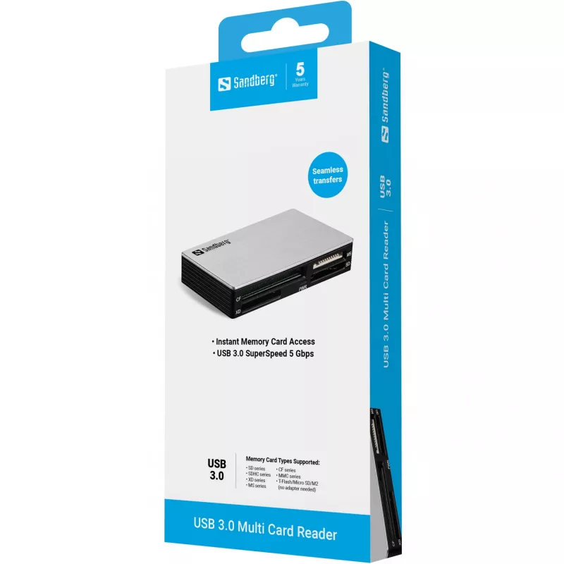 Czytnik kart pamięci Sandberg USB 3.0 Multi