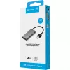 Sandberg USB 3.0 Pocket Hub 4 porty, USB 3.2 Gen 1 (3.1 Gen 1) Typ-A, USB 3.2 Gen 1 (3.1 Gen 1) Typ-A, 5000 Mbit/s, Biały, Aluminium, RoHS
