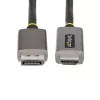 StarTech.com Kabel przejściówkowy DisplayPort do HDMI, 8K 60Hz, 4K 144Hz, HDR10, DP 1.4 na HDMI 2.1, aktywny konwerter wideo, DisplayPort do monitora HDMI, M/M - przewód DisplayPort do HDMI, 2m