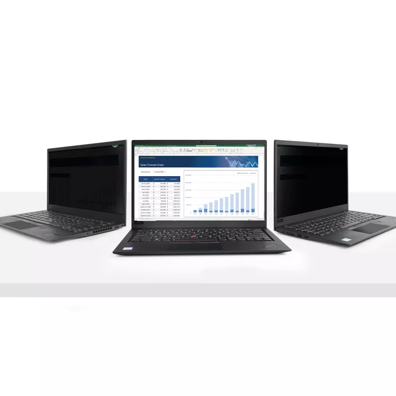 StarTech.com Folia prywatyzująca do laptopa 13,3 inch - antyodblaskowy filtr prywatyzujący do monitorów panoramicznych (16:9) - ochraniacz ekranu laptopa z redukcją światła niebieskiego o 51% - dwustronna matowa/błyszcząca
