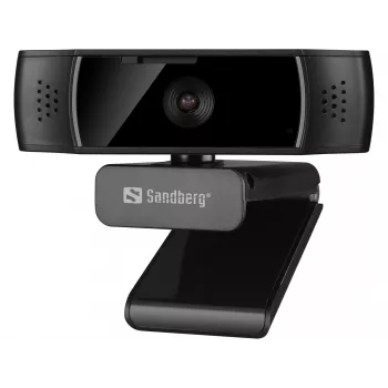 Sandberg USB Webcam Autofocus DualMic, 2,07 MP, 1920 x 1080 pikseli, Full HD, 30 kl./s, 70°, 70°