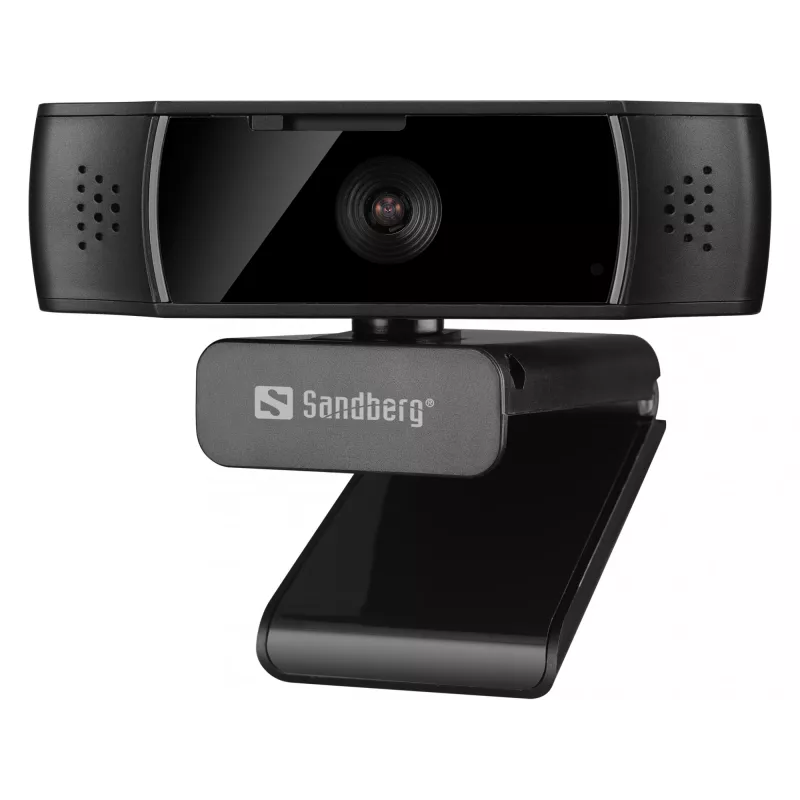 Sandberg USB Webcam Autofocus DualMic, 2,07 MP, 1920 x 1080 pikseli, Full HD, 30 kl./s, 70°, 70°
