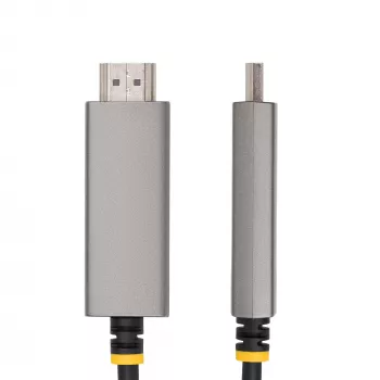 StarTech.com Przewód przejściówki USB-C na HDMI, 1 m, 8K 60 Hz, 4K 144 Hz, HDR10, USB Typu-C na HDMI 2.1, Kompatybilny z USB-C DP Alt Mode/USB4/Thunderbolt 3/4 – Laptop USB-C do monitora HDMI